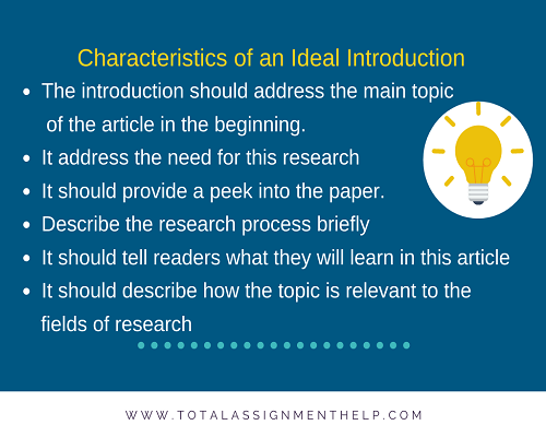 how to write an introduction for a research study