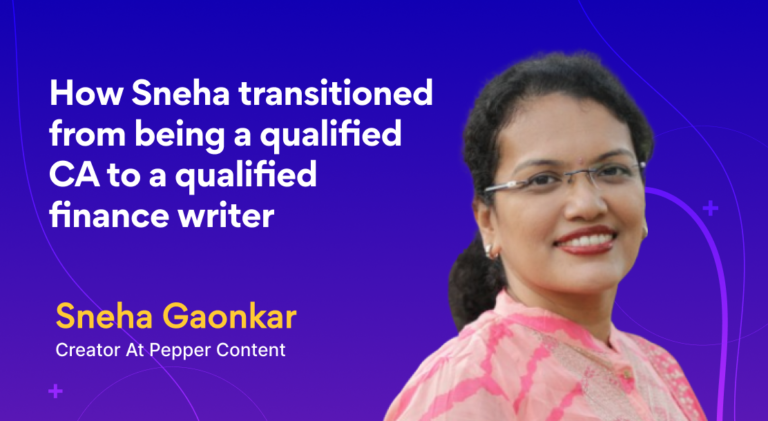 How Sneha Gaonkar Gave Wings to Her Freelance Career With Pepper