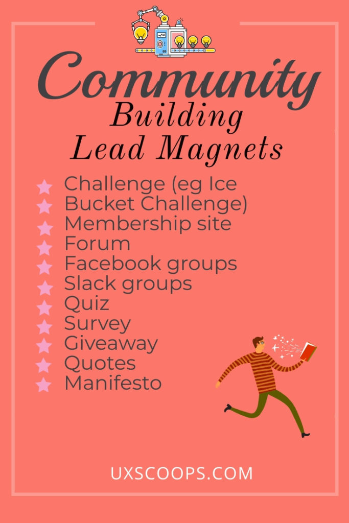 Community building lead magnet ideas 