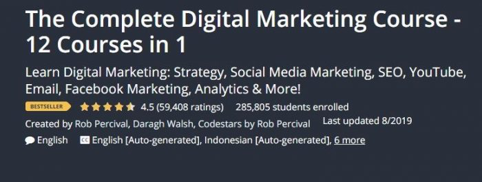 Complete digital marketing course
