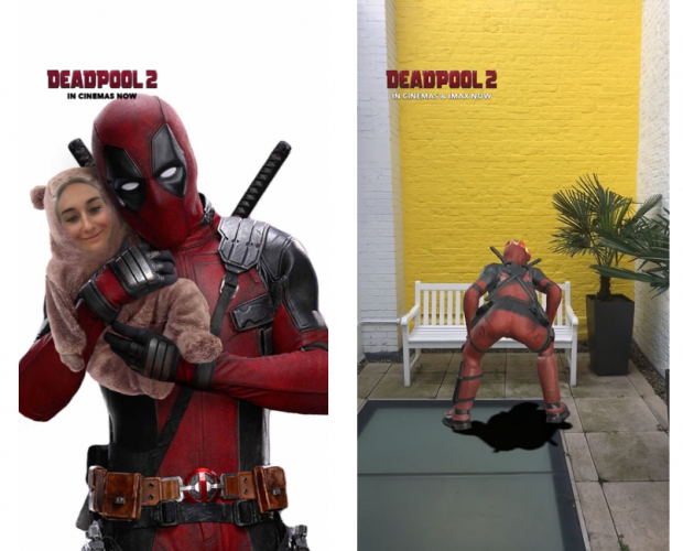Deadpool snapchat filter