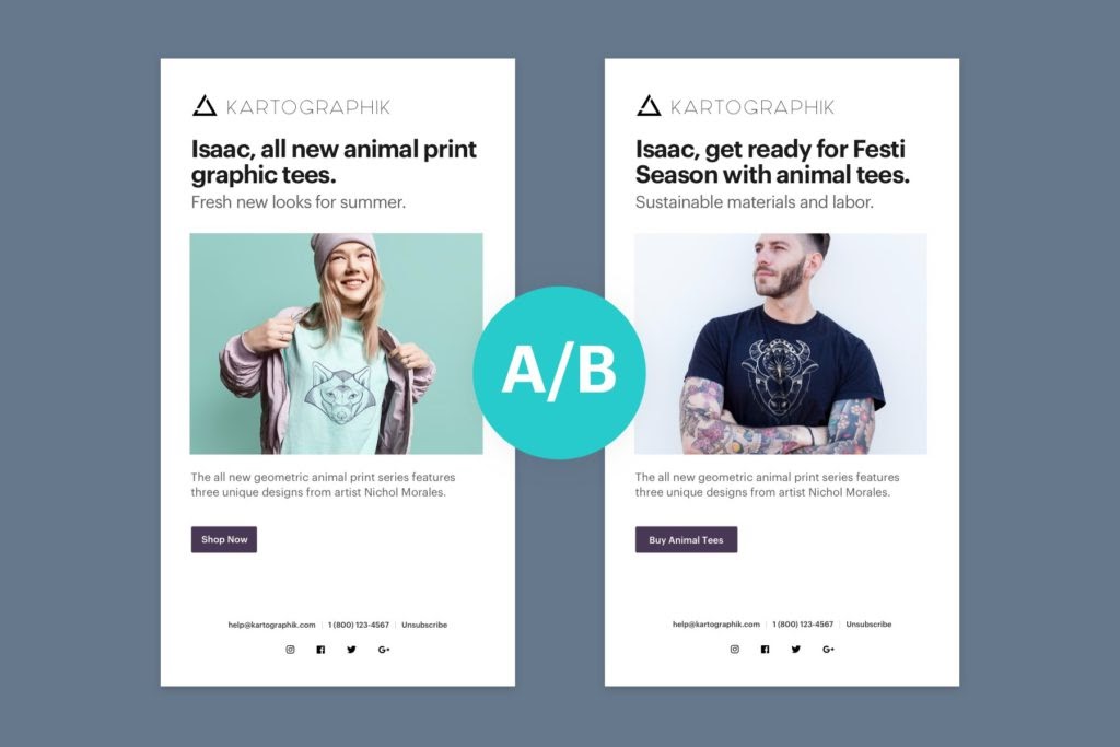 A/B testing for email campaigns