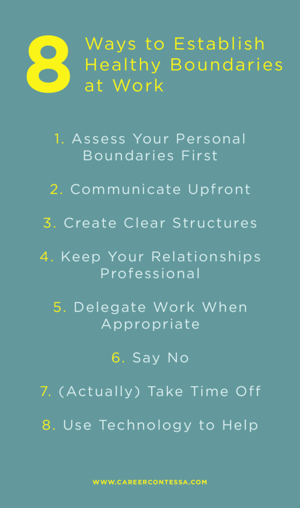 tips to set boundaries at work