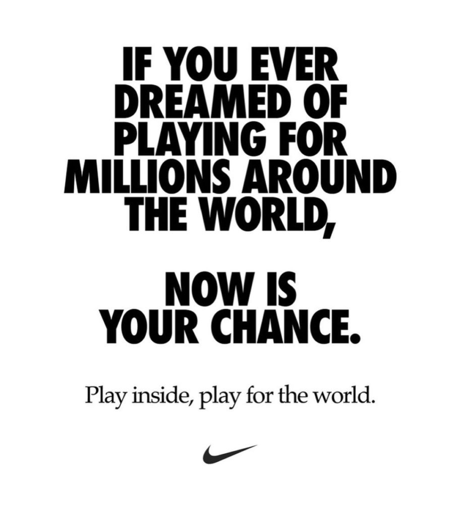 Nike’s content marketing efforts during the pandemic